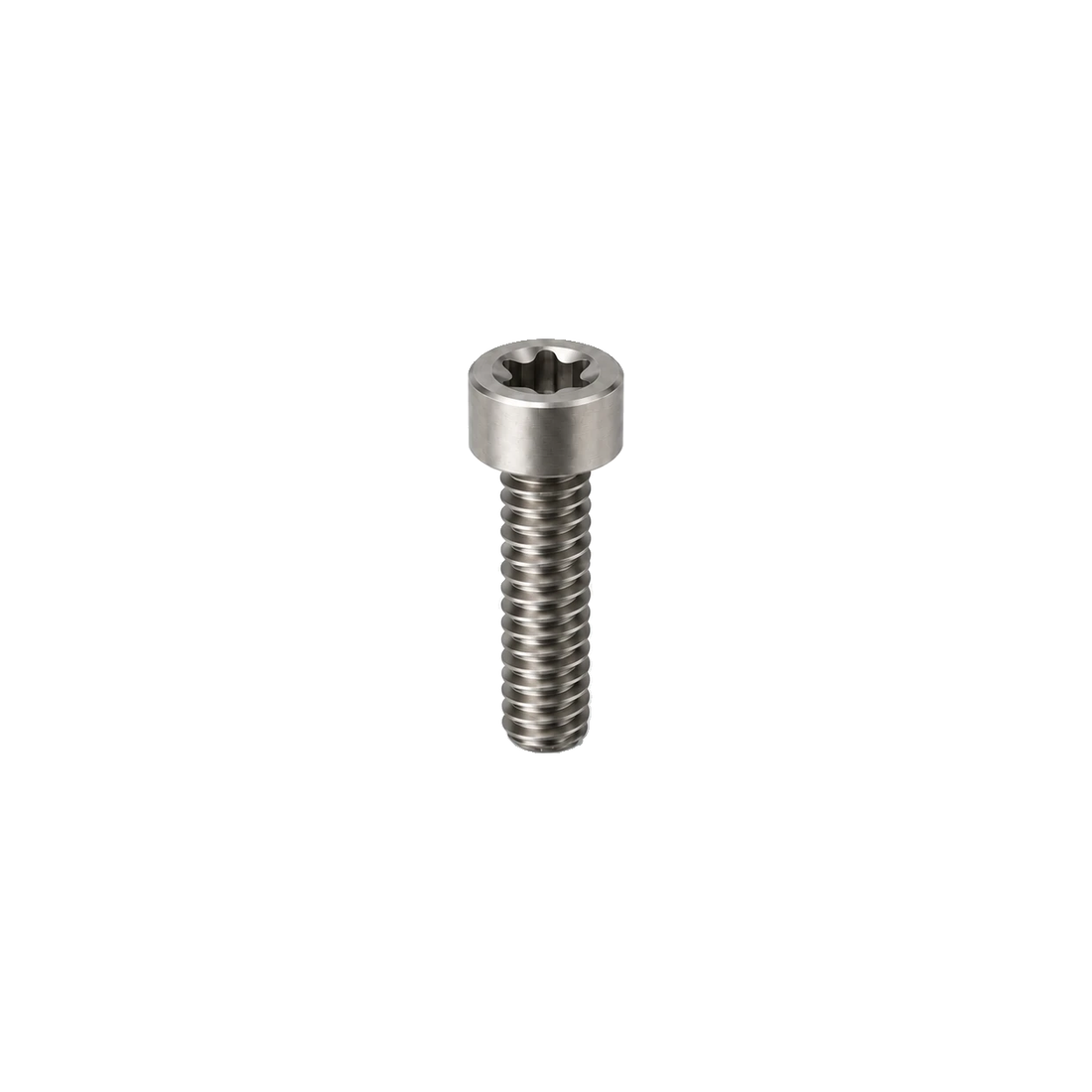 M10 Titanium Socket Cap Bolt – Pitch 1.25 — Raw Titanium