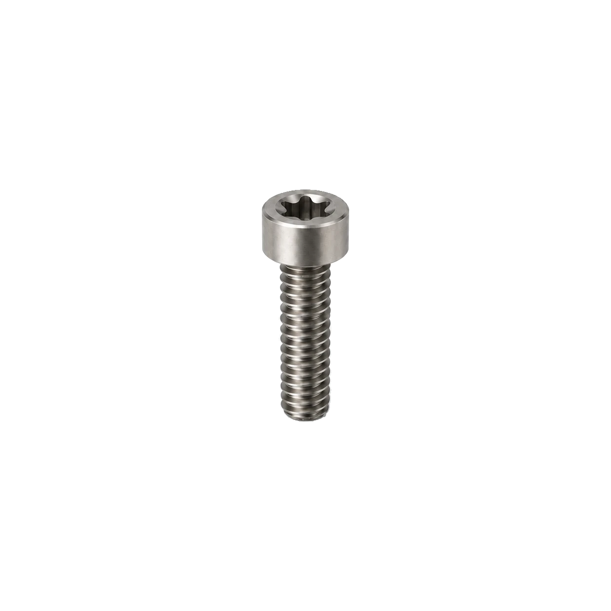 M10 Titanium Socket Cap Bolt – Pitch 1.25 — Raw Titanium