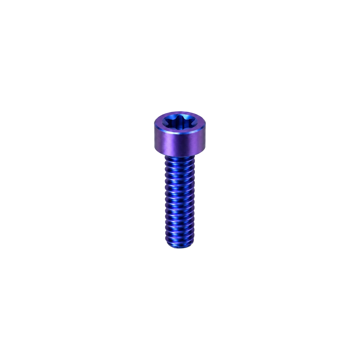 M10 Titanium Socket Cap Bolt – Pitch 1.5 — Blue Purple