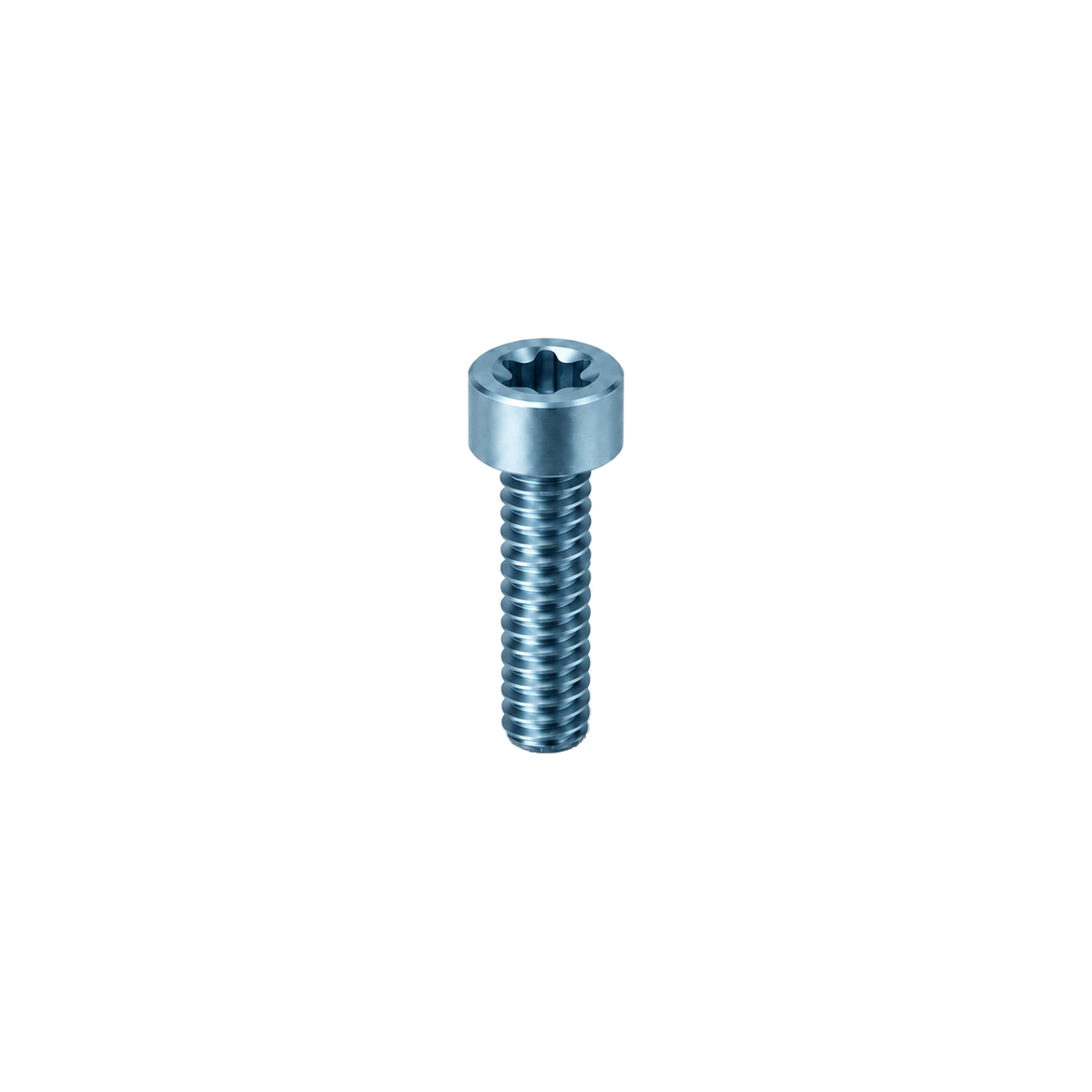 M10 Titanium Socket Cap Bolt – Pitch 1.5 — Ice Blue