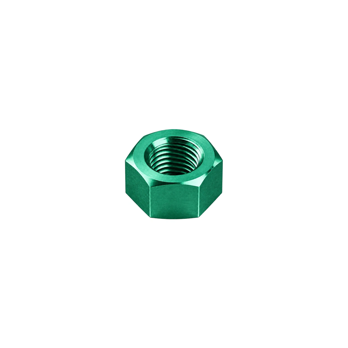 M2.5 Titanium Hex Nut — Green