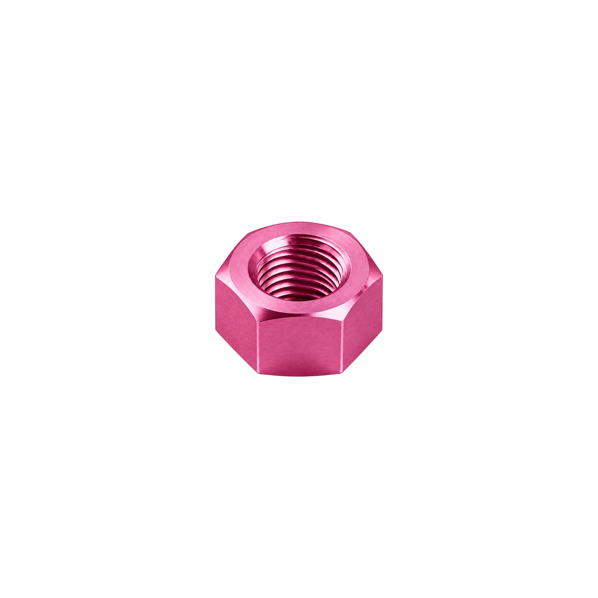 M2.5 Titanium Hex Nut — Champagne Pink