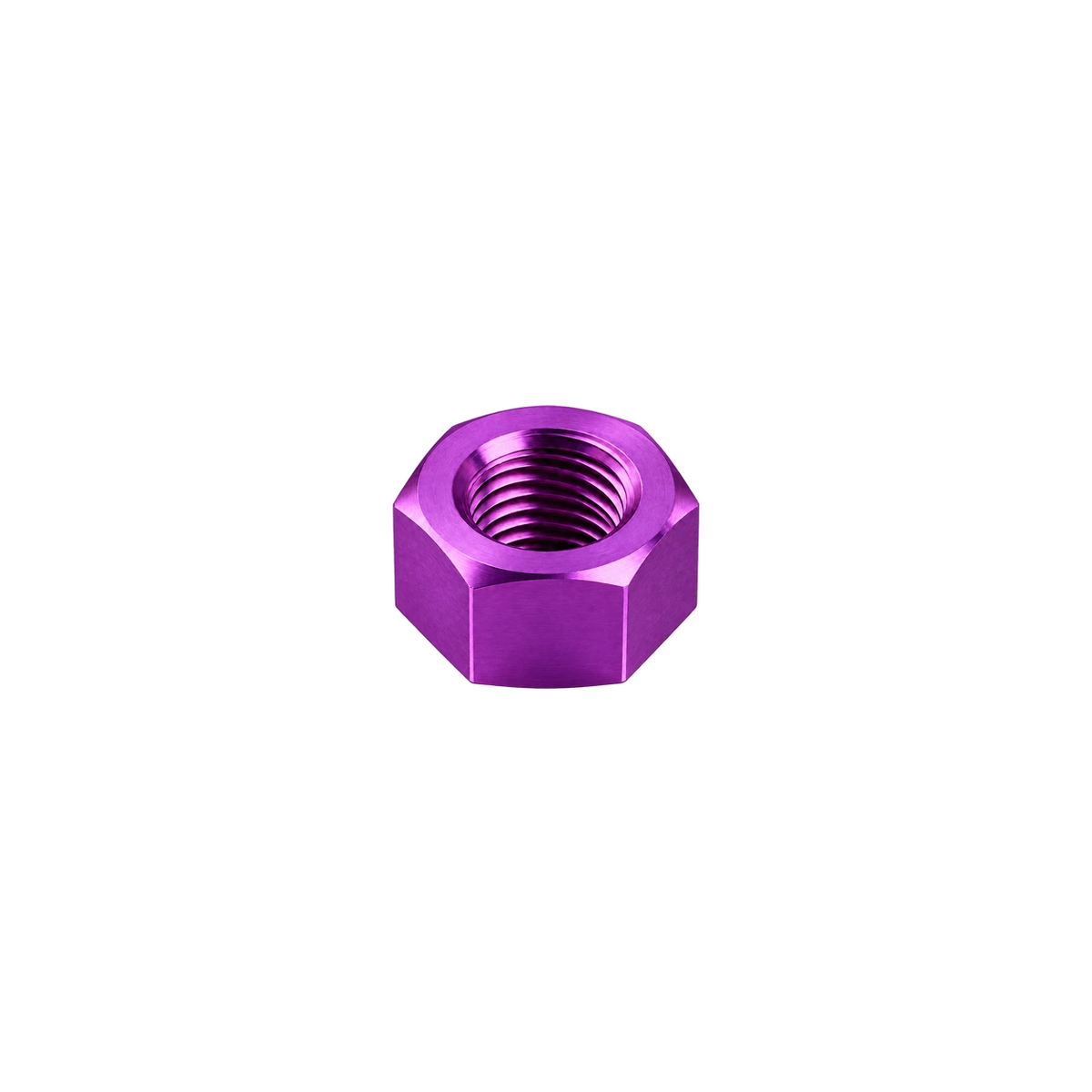 M3 Titanium Hex Nut — Purple