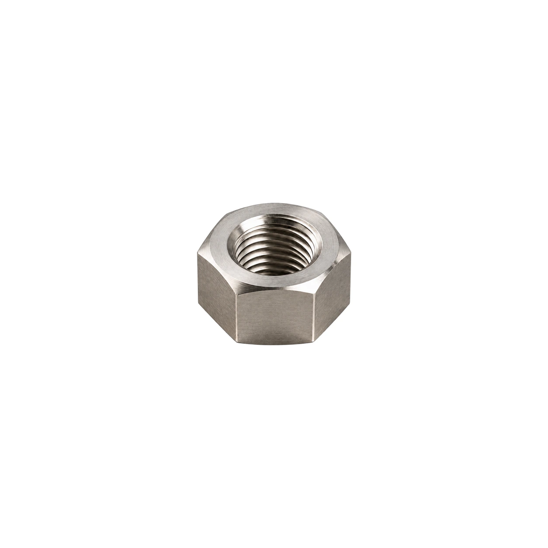 M4 Titanium Hex Nut — Raw Titanium