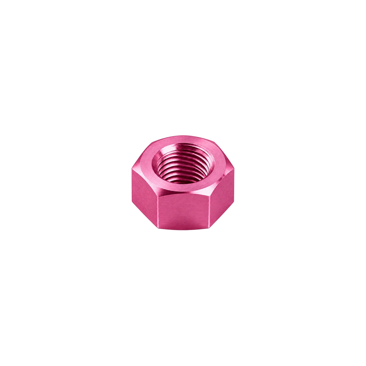 M6 Titanium Hex Nut — Champagne Pink