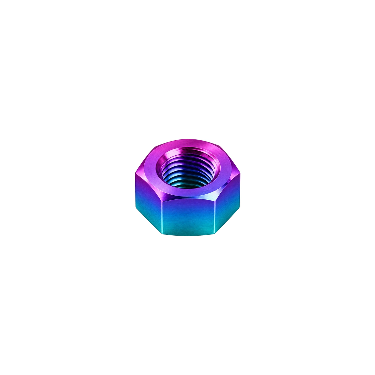 M6 Titanium Hex Nut — Candy Gloss