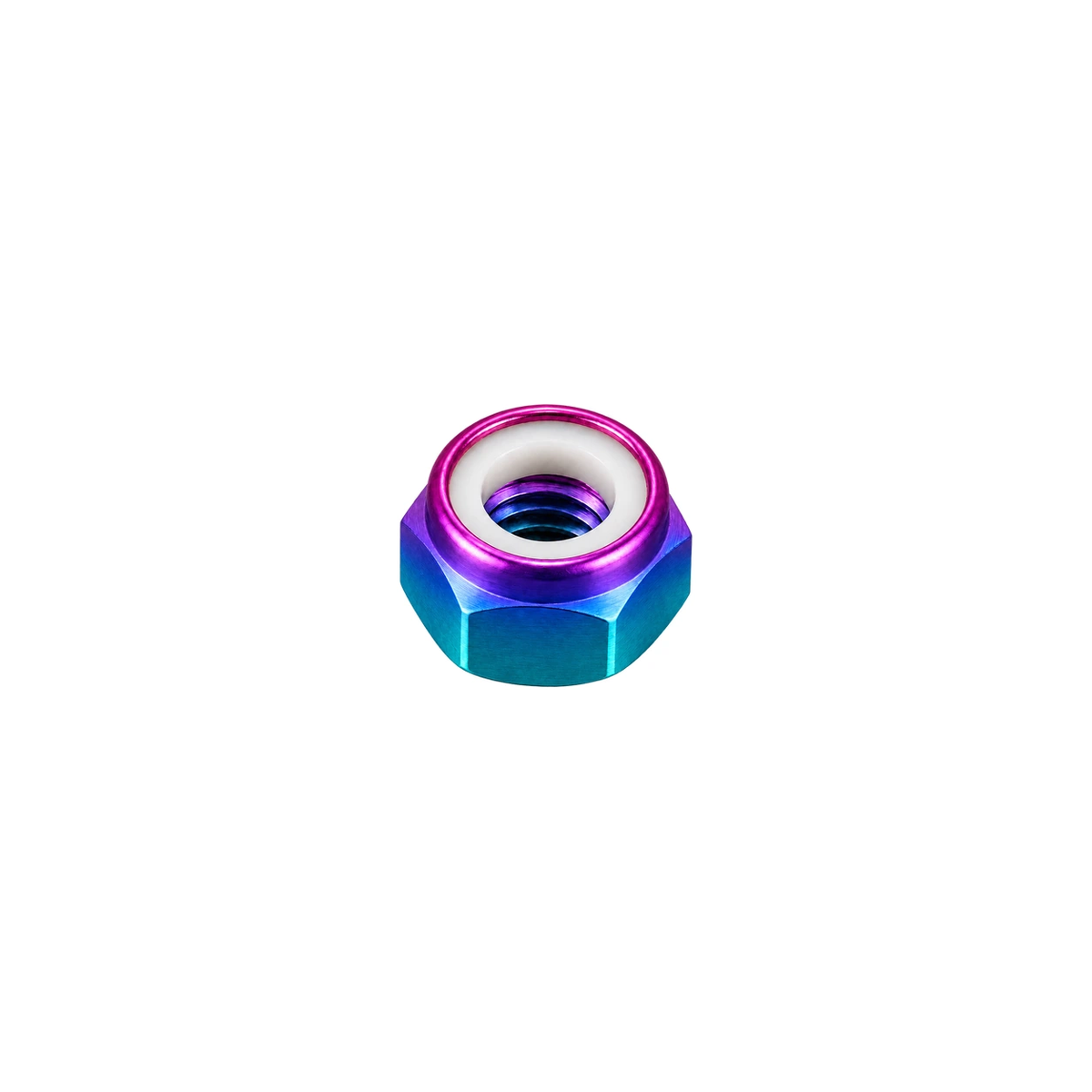 M4 Titanium Nylon Lock Nut — Candy Gloss
