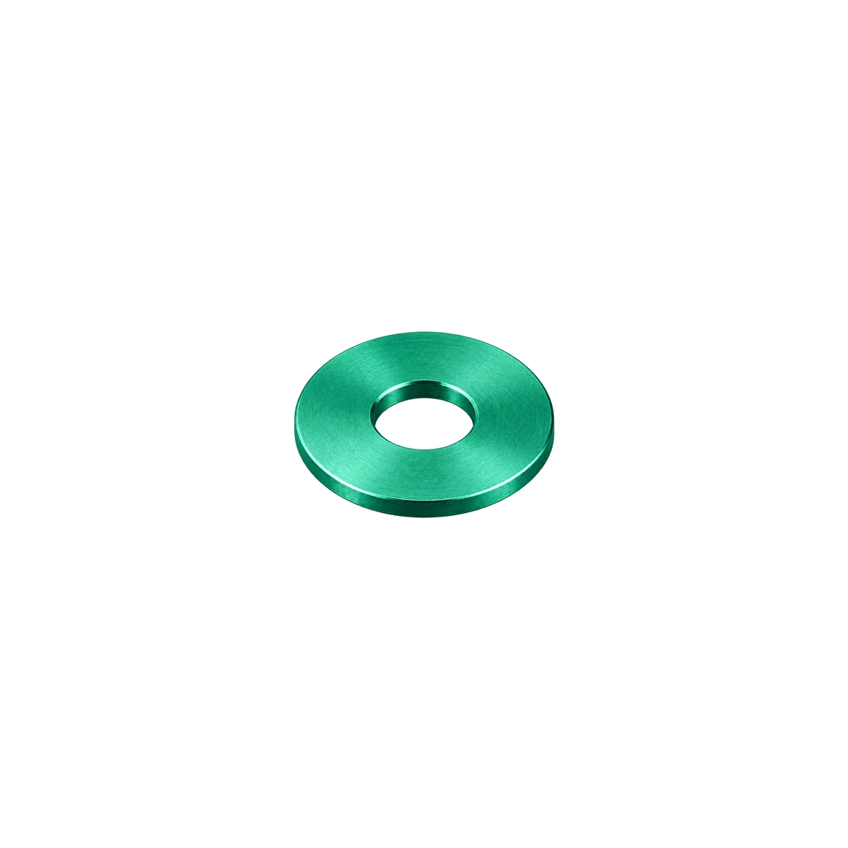 M8 Titanium Flat Washer — Green