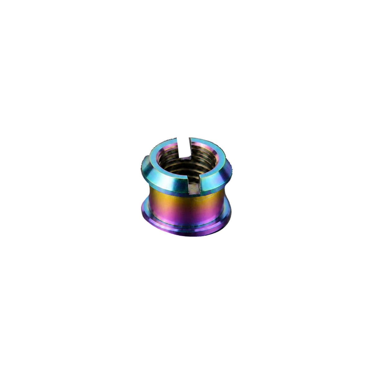 M8 x 10 Titanium Double Chainring Bolt Set — Rainbow