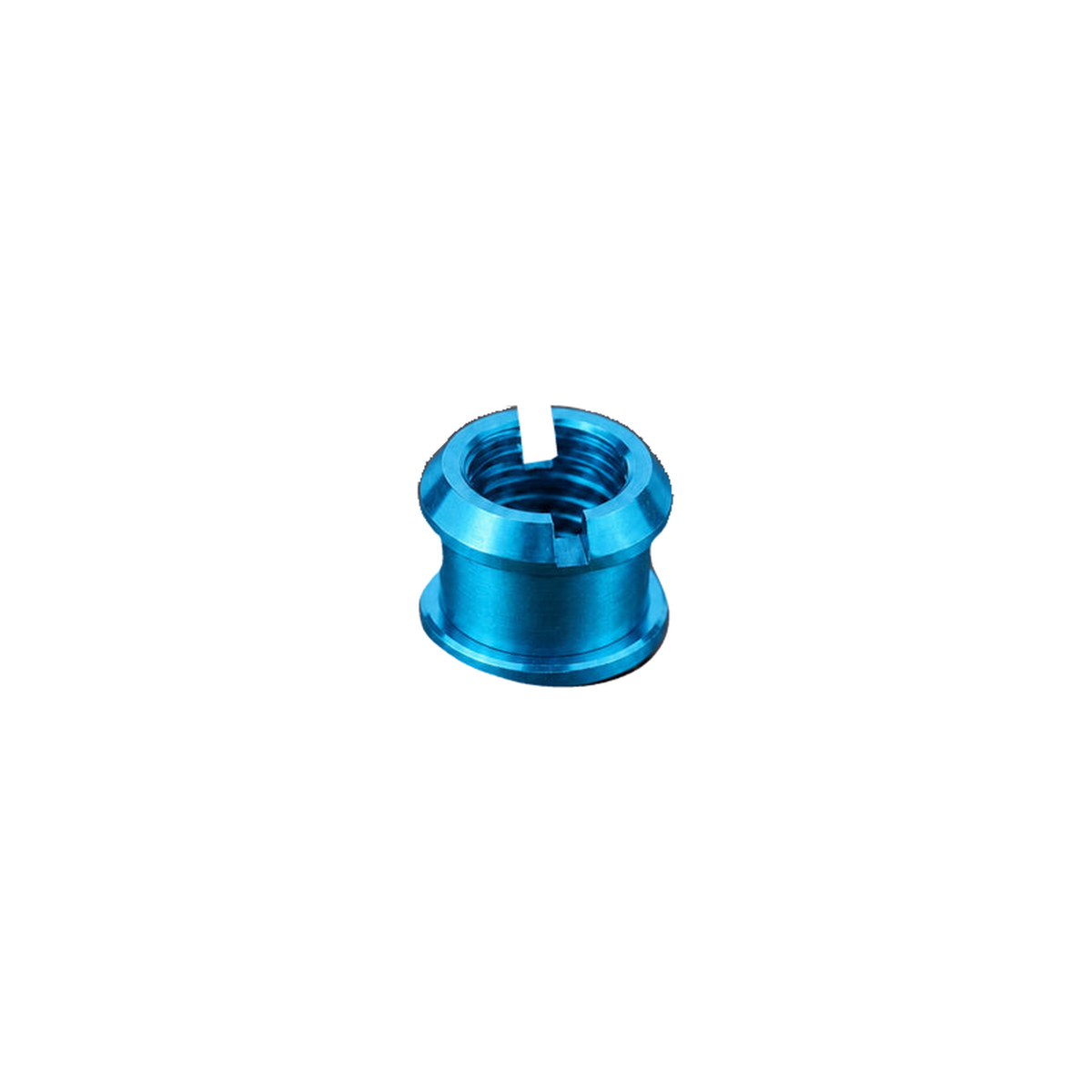 M8 x 10 Titanium Double Chainring Bolt Set — Aqua Blue