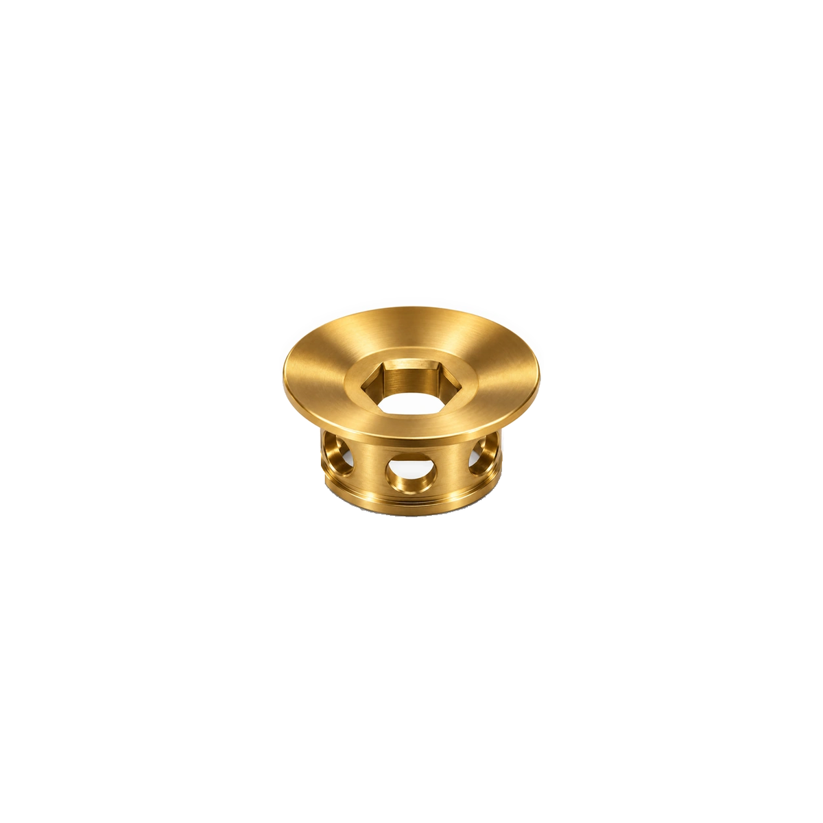 Shimano Titanium Crank Cap & Bolt — Gold