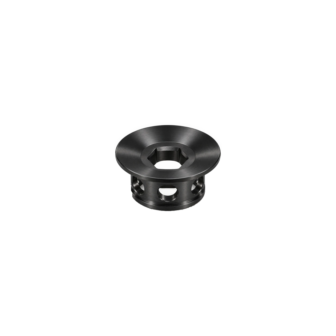 Shimano Titanium Crank Cap & Bolt — Raw Titanium