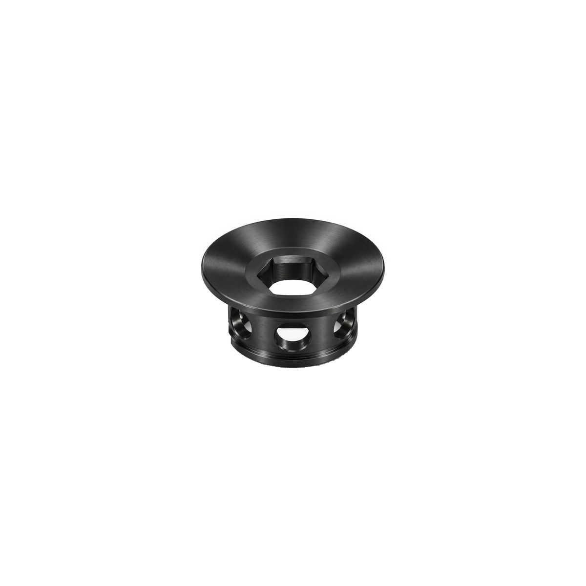 Shimano Titanium Crank Cap & Bolt — Black