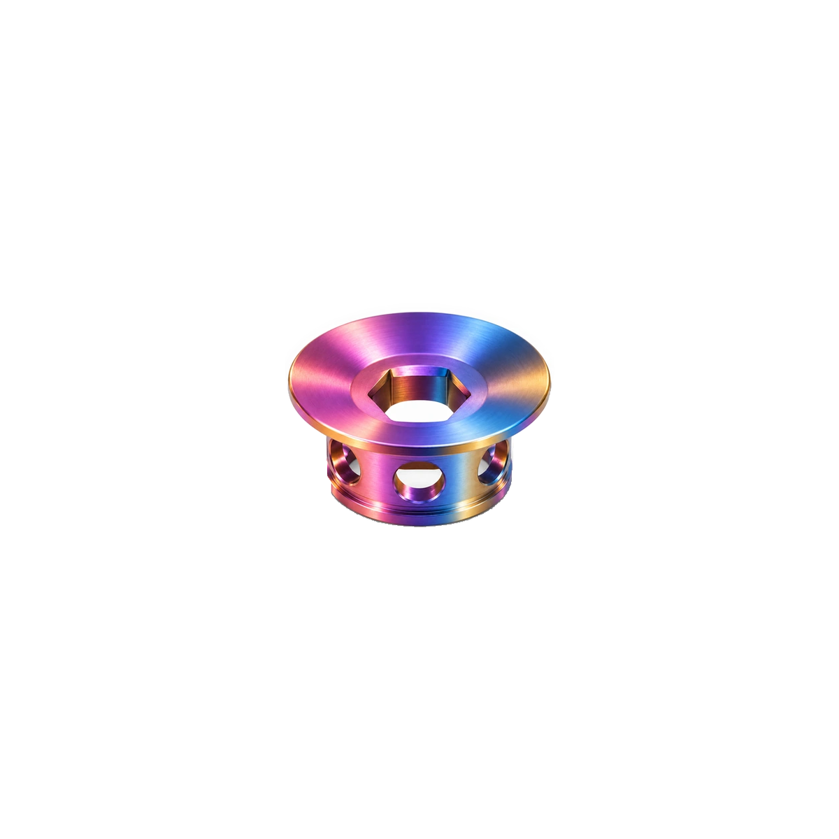 Shimano Titanium Crank Cap & Bolt — Candy Gloss