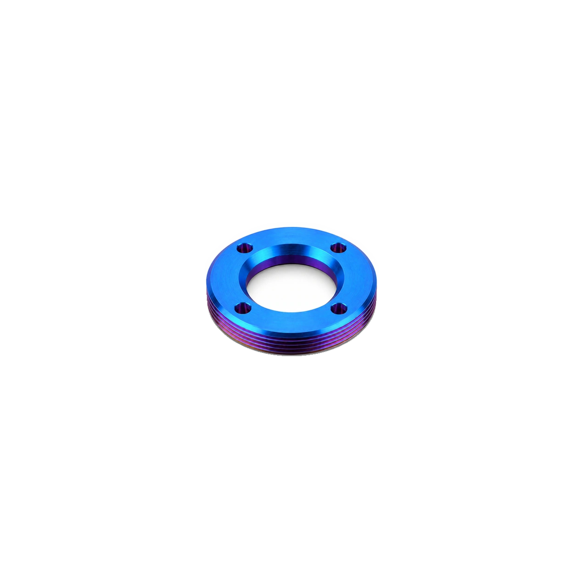 SRAM Titanium DUB Crank Cap & 8-Bolt Spider Hardware — Burnt Blue