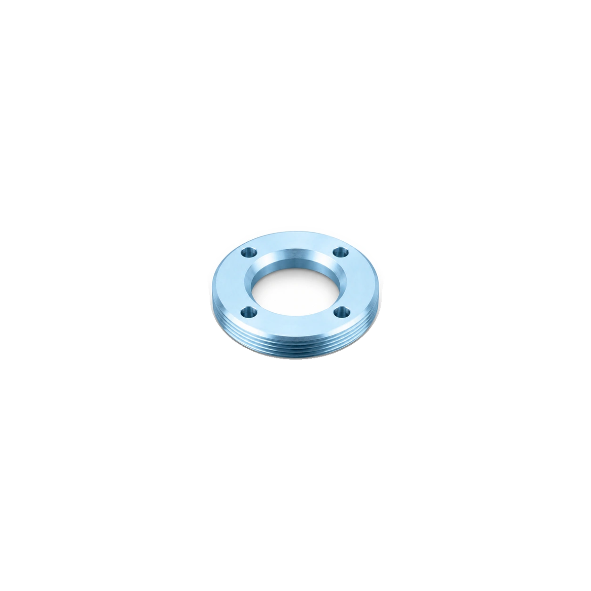 SRAM Titanium DUB Crank Cap & 8-Bolt Spider Hardware — Ice Blue