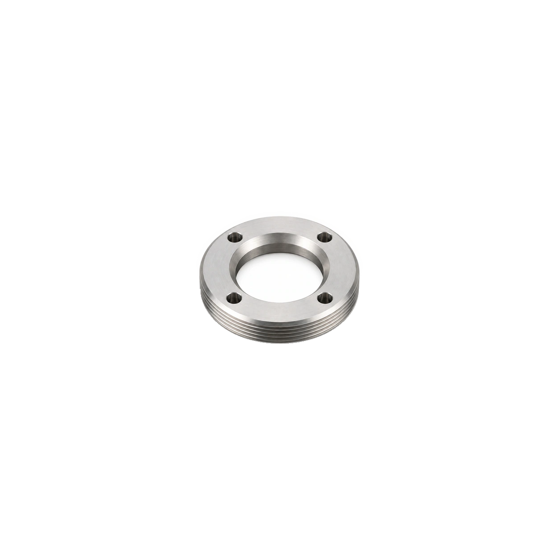 SRAM Titanium DUB Crank Cap & 8-Bolt Spider Hardware — Raw Titanium