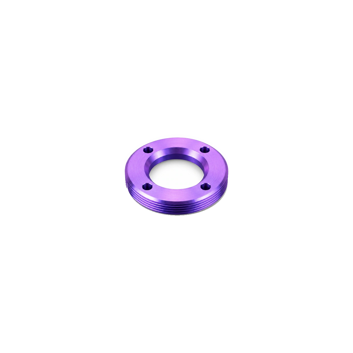 SRAM Titanium DUB Crank Cap & 8-Bolt Spider Hardware — Blue Purple