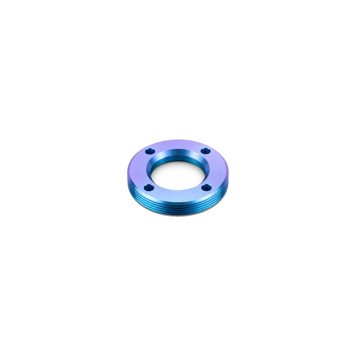 SRAM Titanium DUB Crank Cap & 8-Bolt Spider Hardware — Aqua Blue