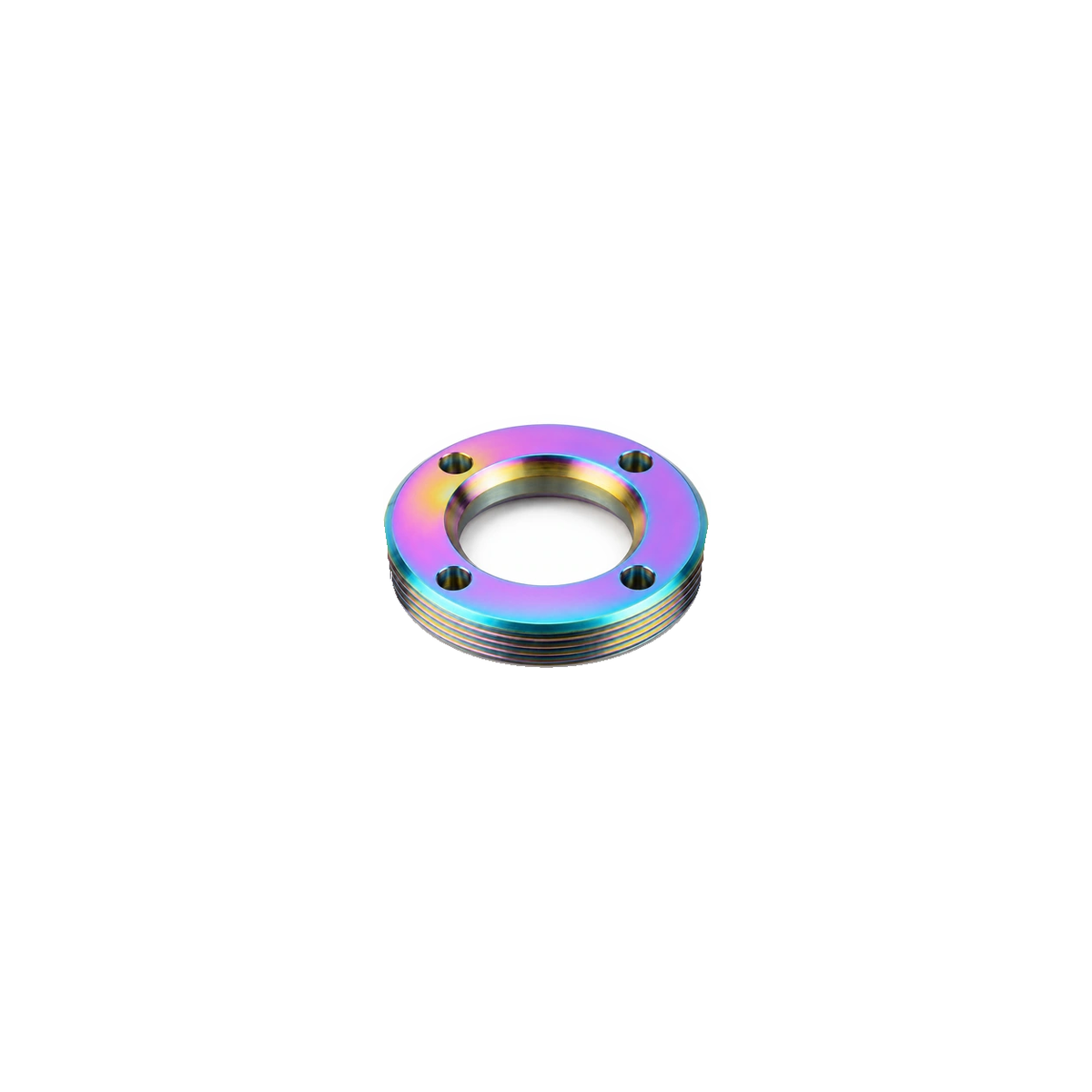 SRAM Titanium DUB Crank Cap & 8-Bolt Spider Hardware — Rainbow