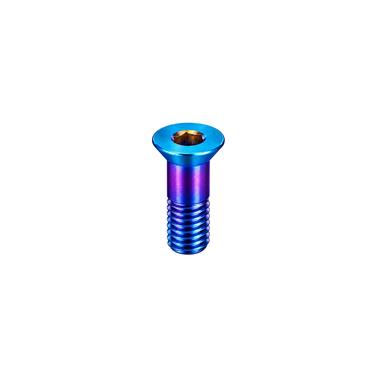 Titanium Rear Derailleur Pulley Bolts — Burnt Blue