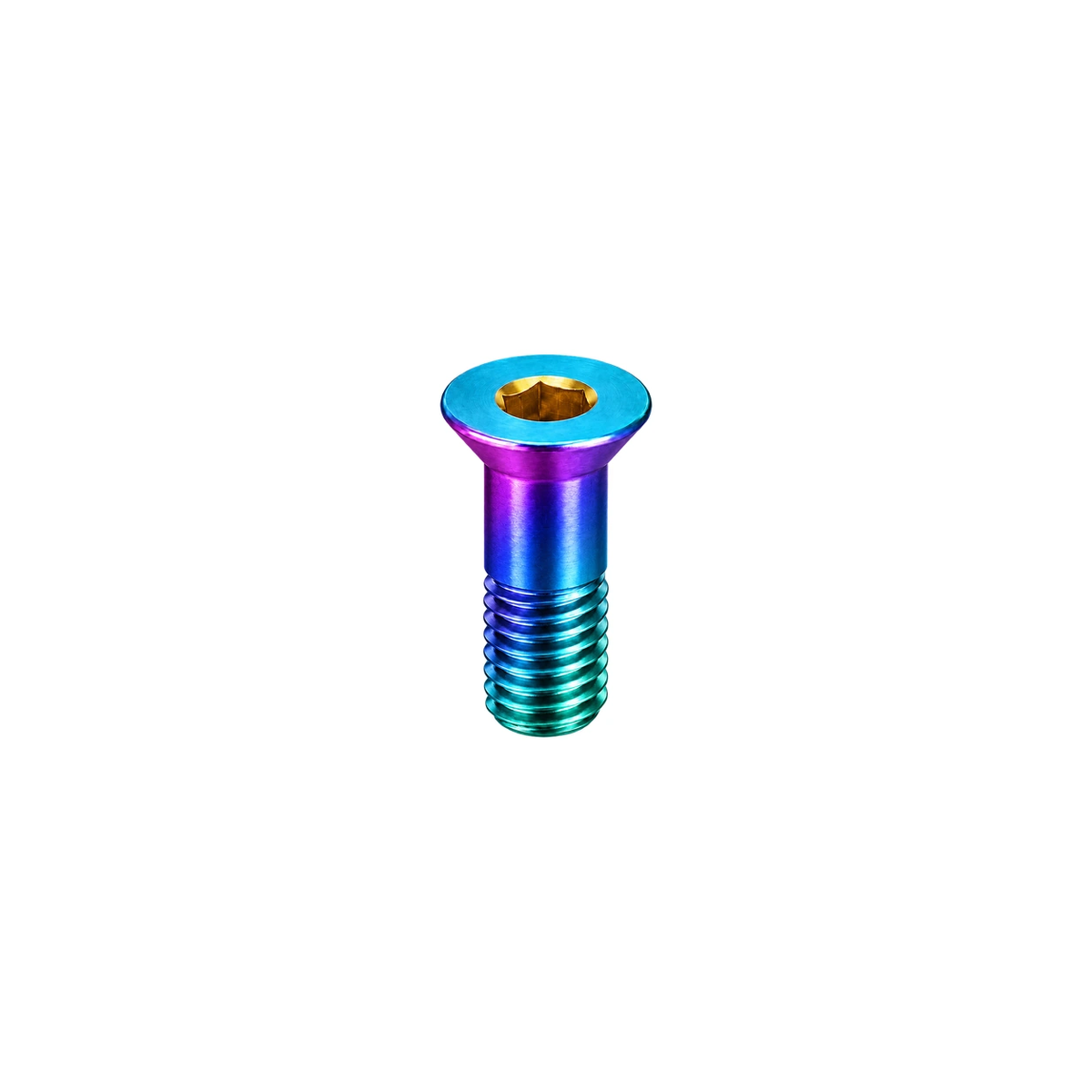 Titanium Rear Derailleur Pulley Bolts — Rainbow