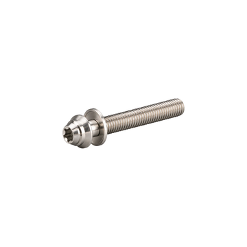Titanium Flat Mount Caliper Bolt Hardware — Raw Titanium