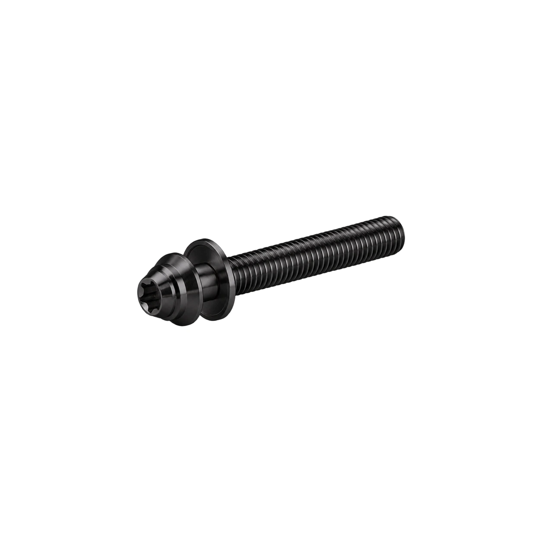 Titanium Flat Mount Caliper Bolt Hardware — Raw Titanium