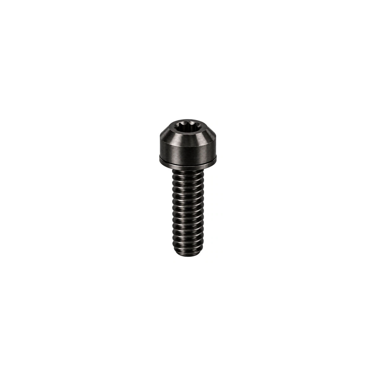 Titanium MTB Caliper Bolt Set — Black