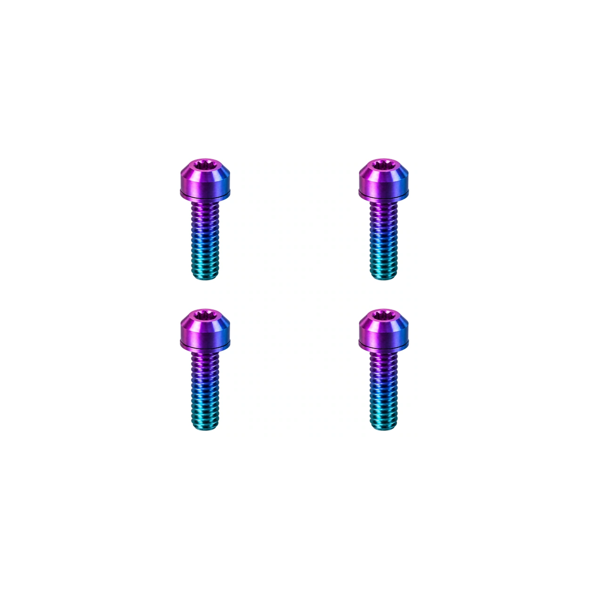 Titanium MTB Caliper Bolt Set — Candy Gloss