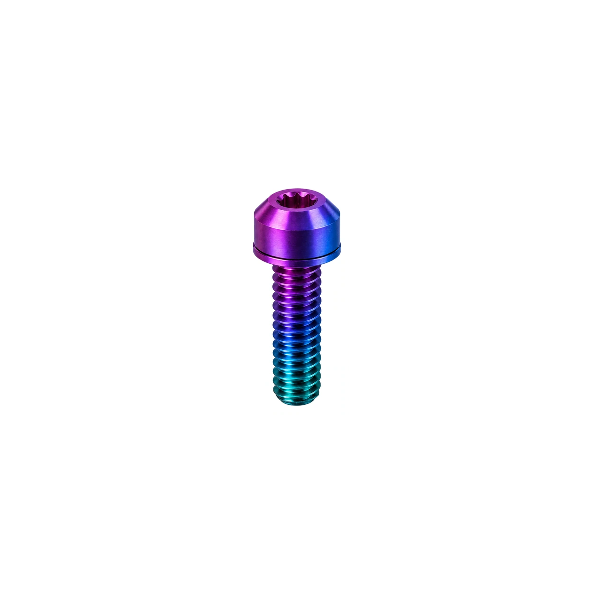 Titanium MTB Caliper Bolt Set — Candy Matte
