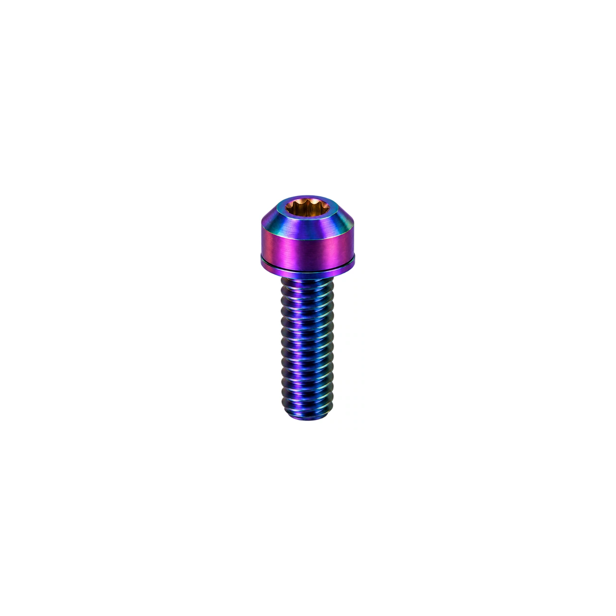Titanium MTB Caliper Bolt Set — Rainbow
