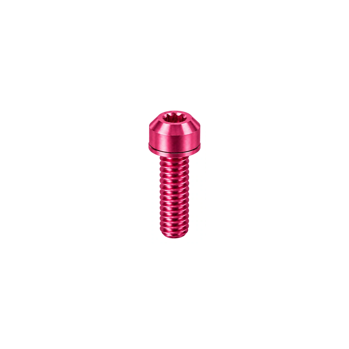 Titanium MTB Caliper Bolt Set — Champagne Pink