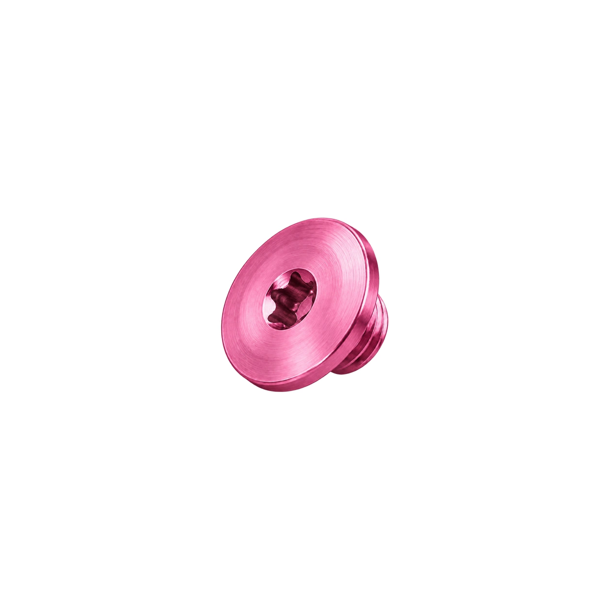 Titanium Brake Bleed Port Screw for Shimano — Champagne Pink