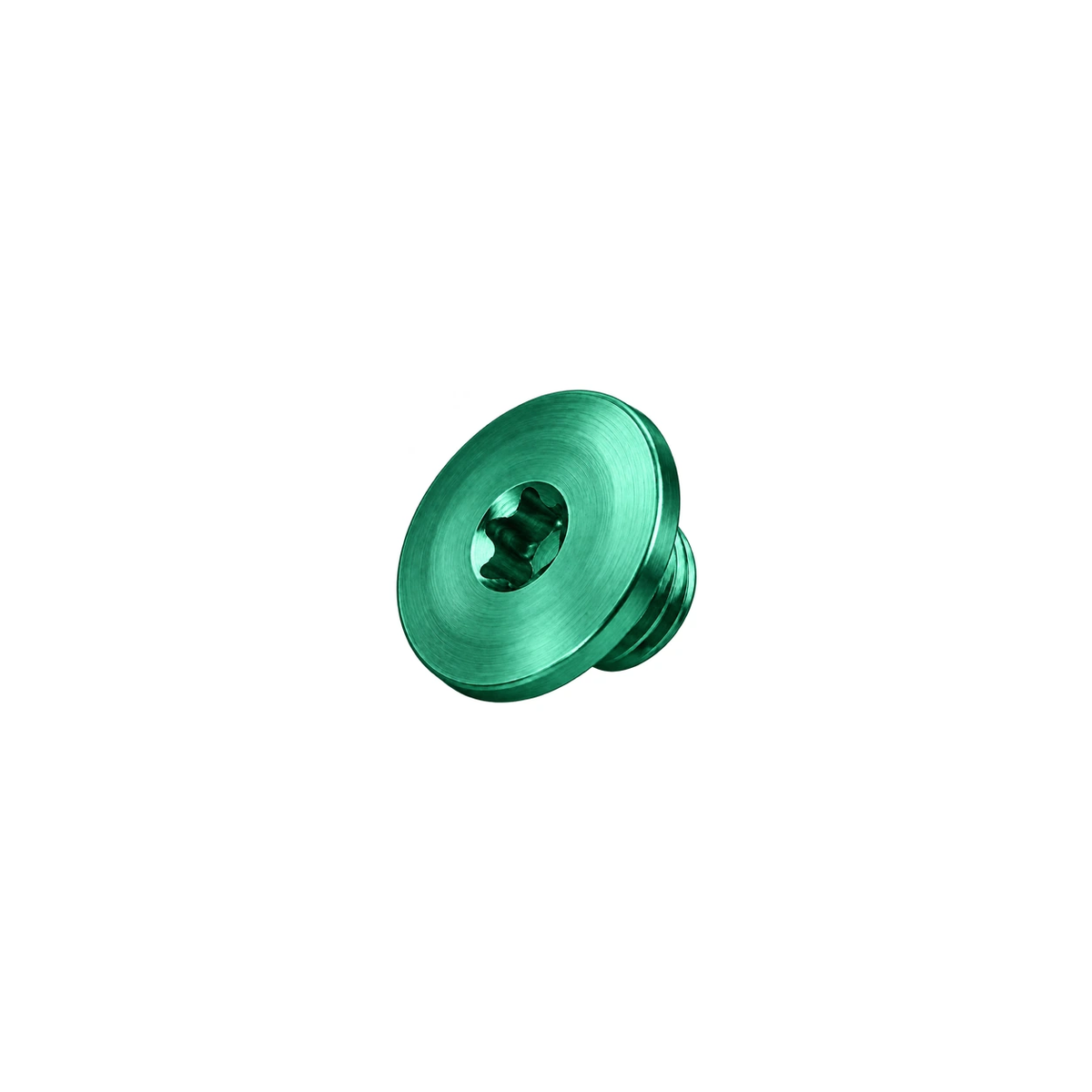 Titanium Brake Bleed Port Screw for Shimano — Green