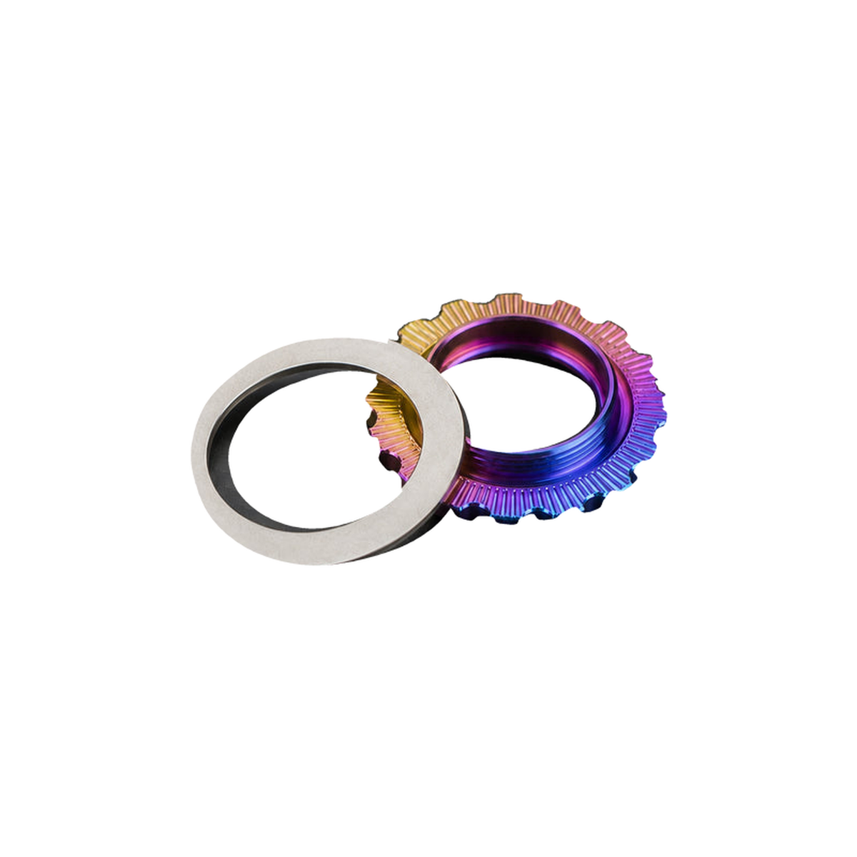 Titanium Centerlock Rotor Lockring (Internal Spline) — Candy Gloss