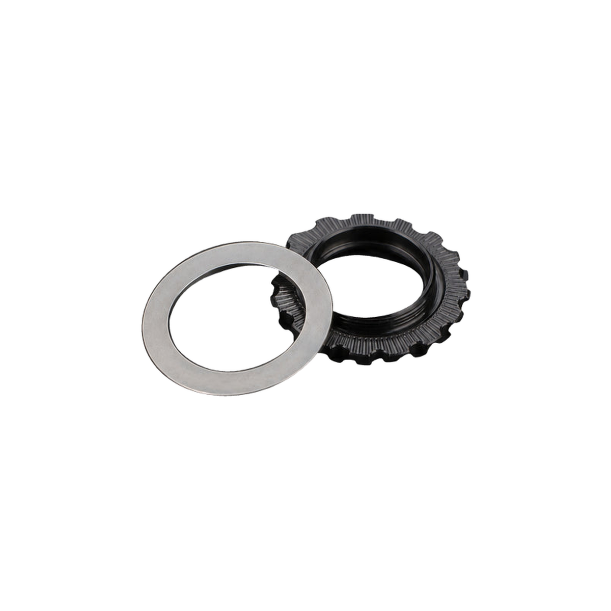 Titanium Centerlock Rotor Lockring (Internal Spline) — Black