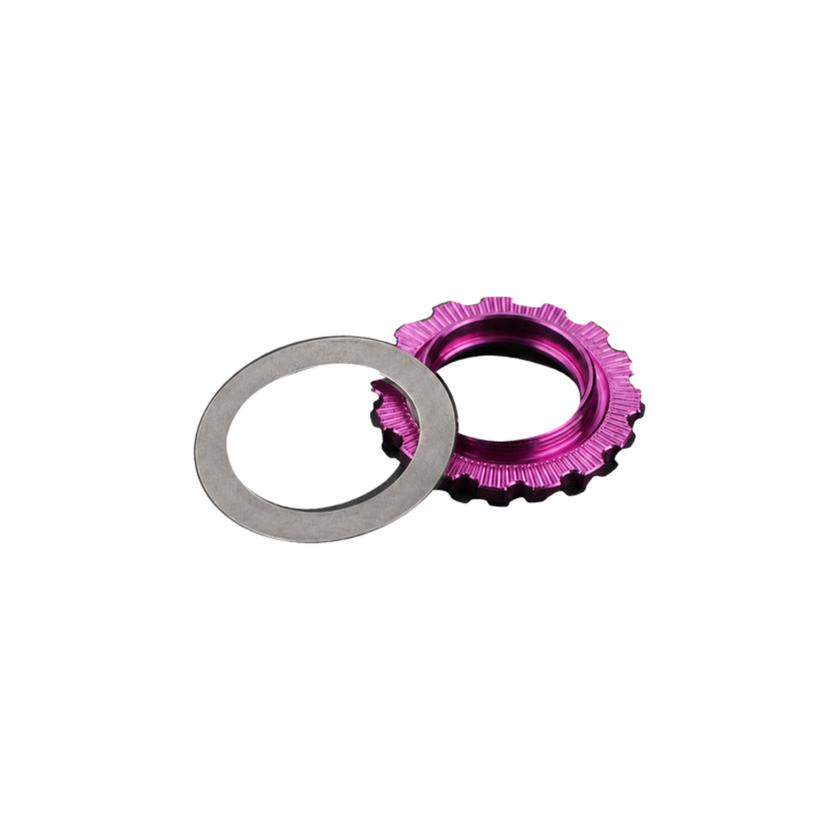Titanium Centerlock Rotor Lockring (Internal Spline) — Magenta
