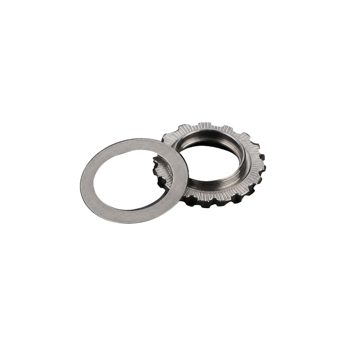 Titanium Centerlock Rotor Lockring (Internal Spline) — Raw Titanium