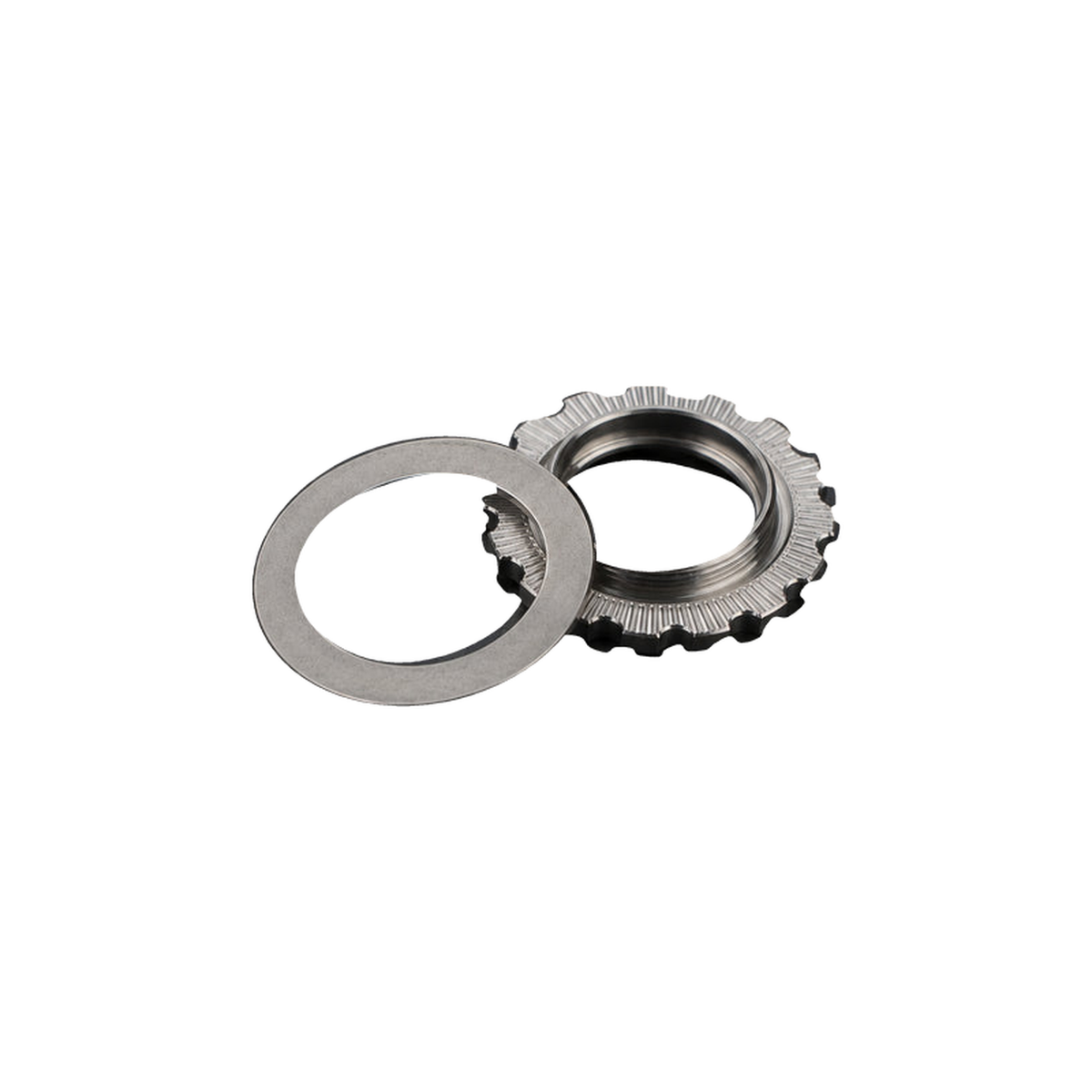 Titanium Centerlock Rotor Lockring (Internal Spline) — Raw Titanium