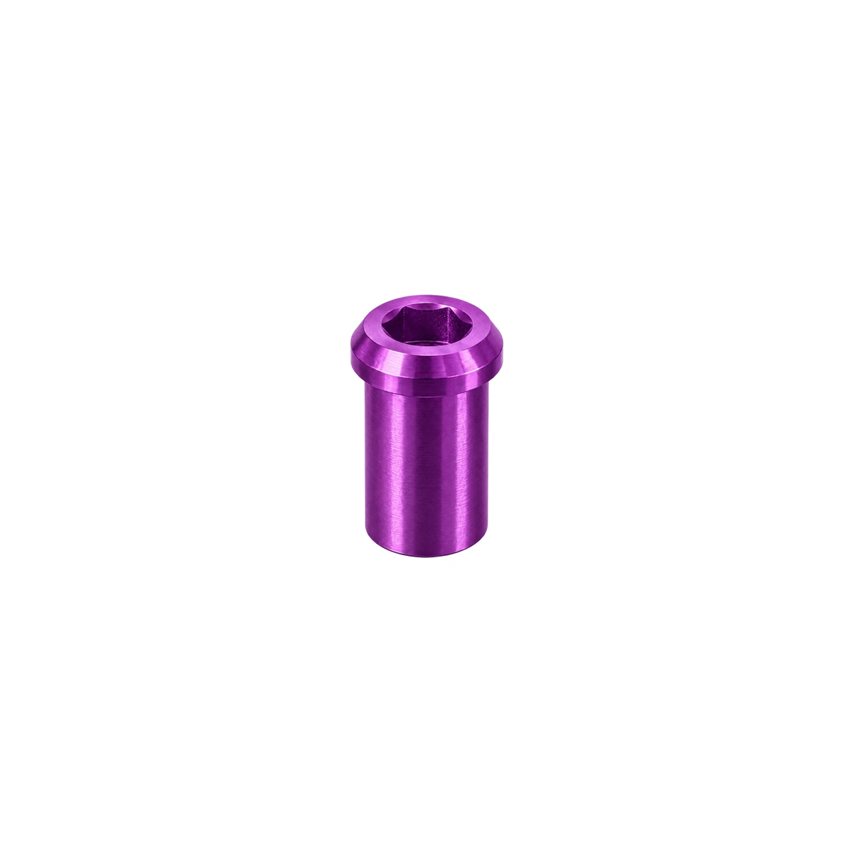 Titanium C-Clip Fixing Nut — Purple