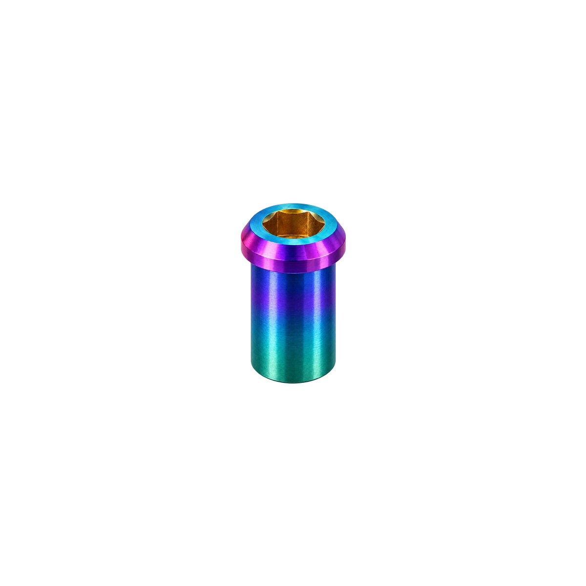 Titanium C-Clip Fixing Nut — Rainbow