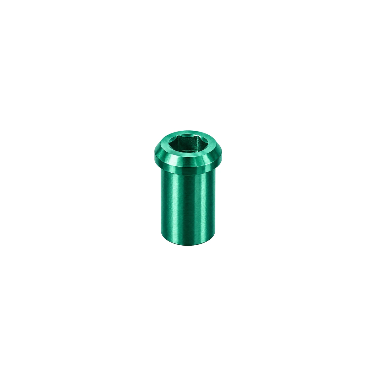 Titanium C-Clip Fixing Nut — Green