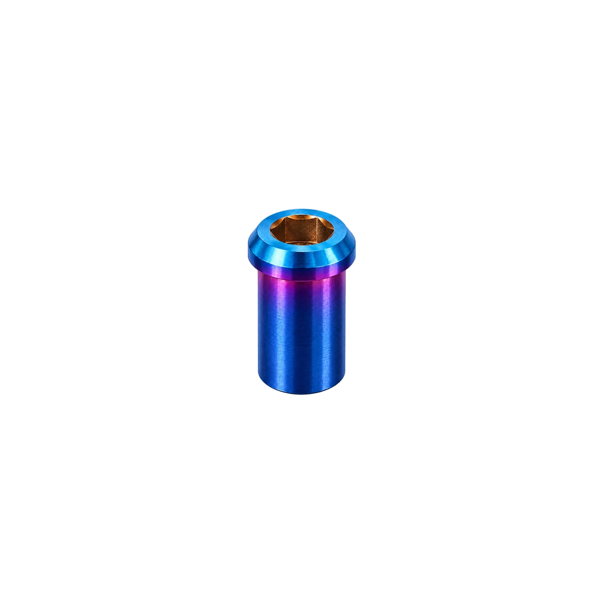 Titanium C-Clip Fixing Nut — Burnt Blue