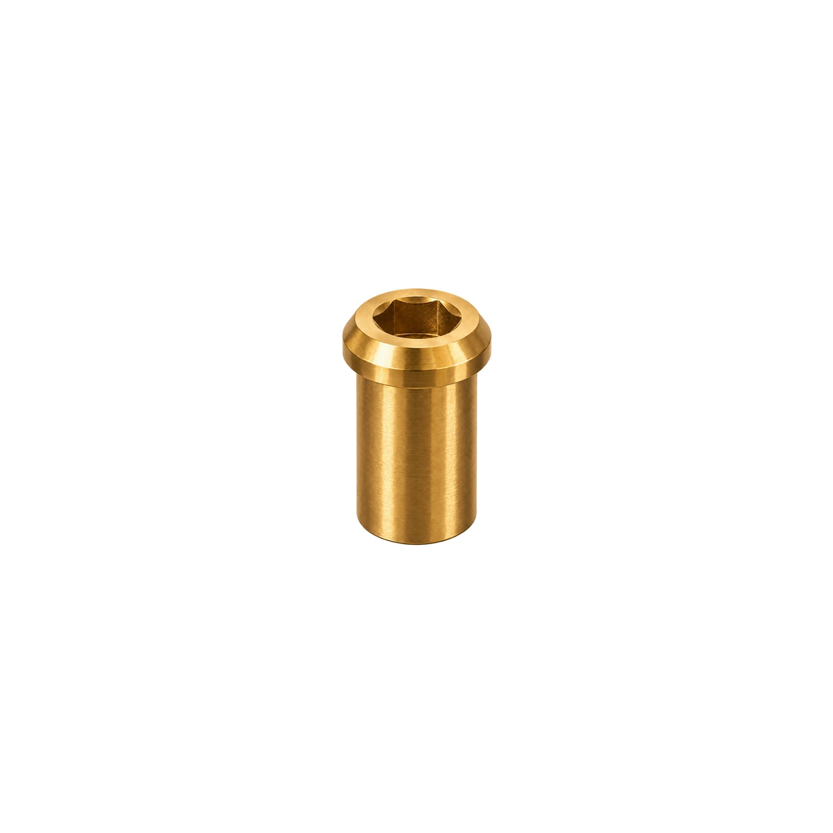 Titanium C-Clip Fixing Nut — Gold