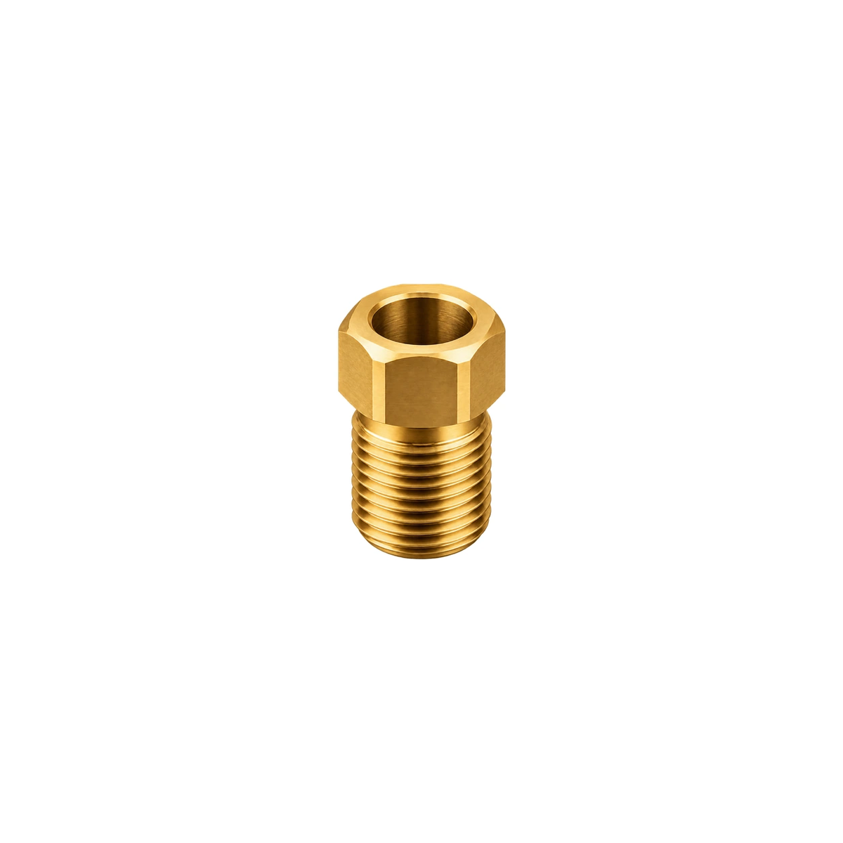 Titanium Brake Hose Bolt M8 Fine for Shimano / SRAM — Gold