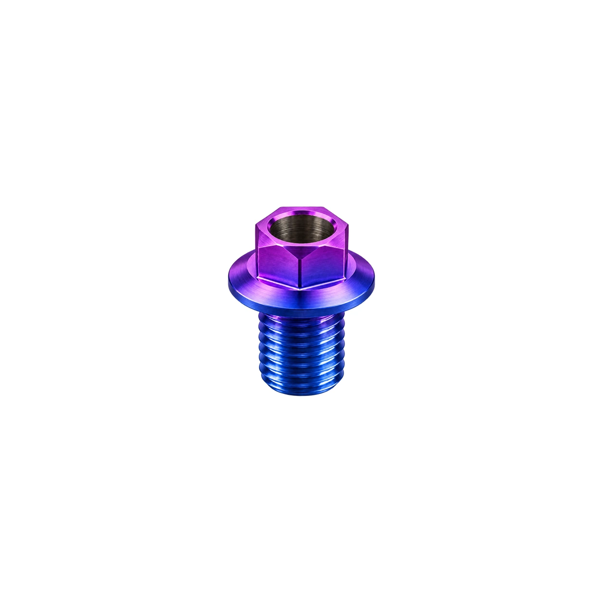 Titanium Brake Hose Bolt M9 Coarse for Shimano Road — Blue Purple