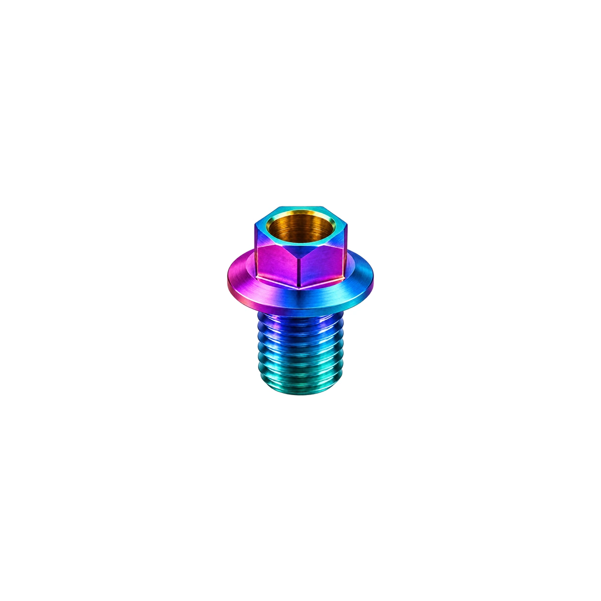 Titanium Brake Hose Bolt M9 Coarse for Shimano Road — Rainbow