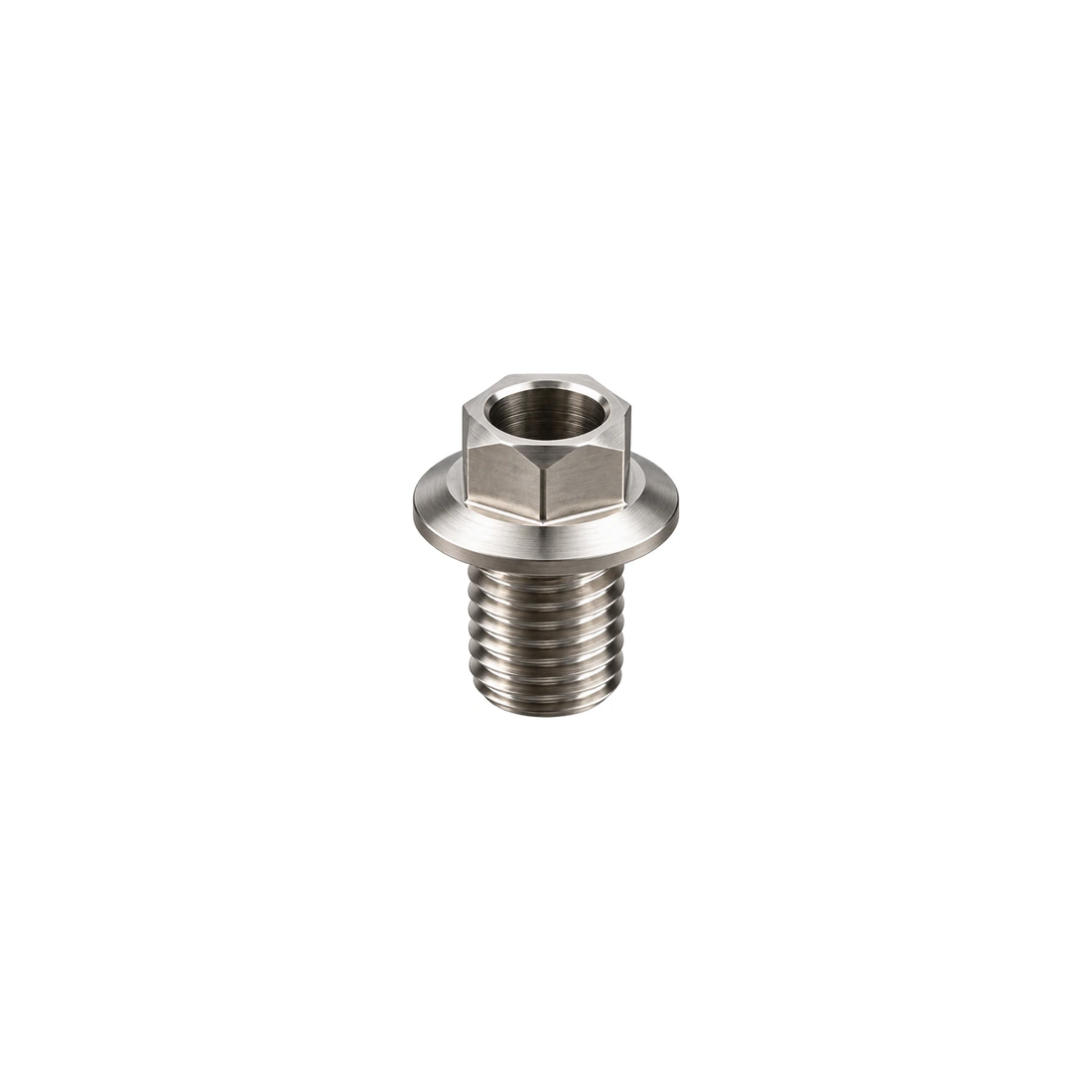 Titanium Brake Hose Bolt M9 Coarse for Shimano Road — Raw Titanium