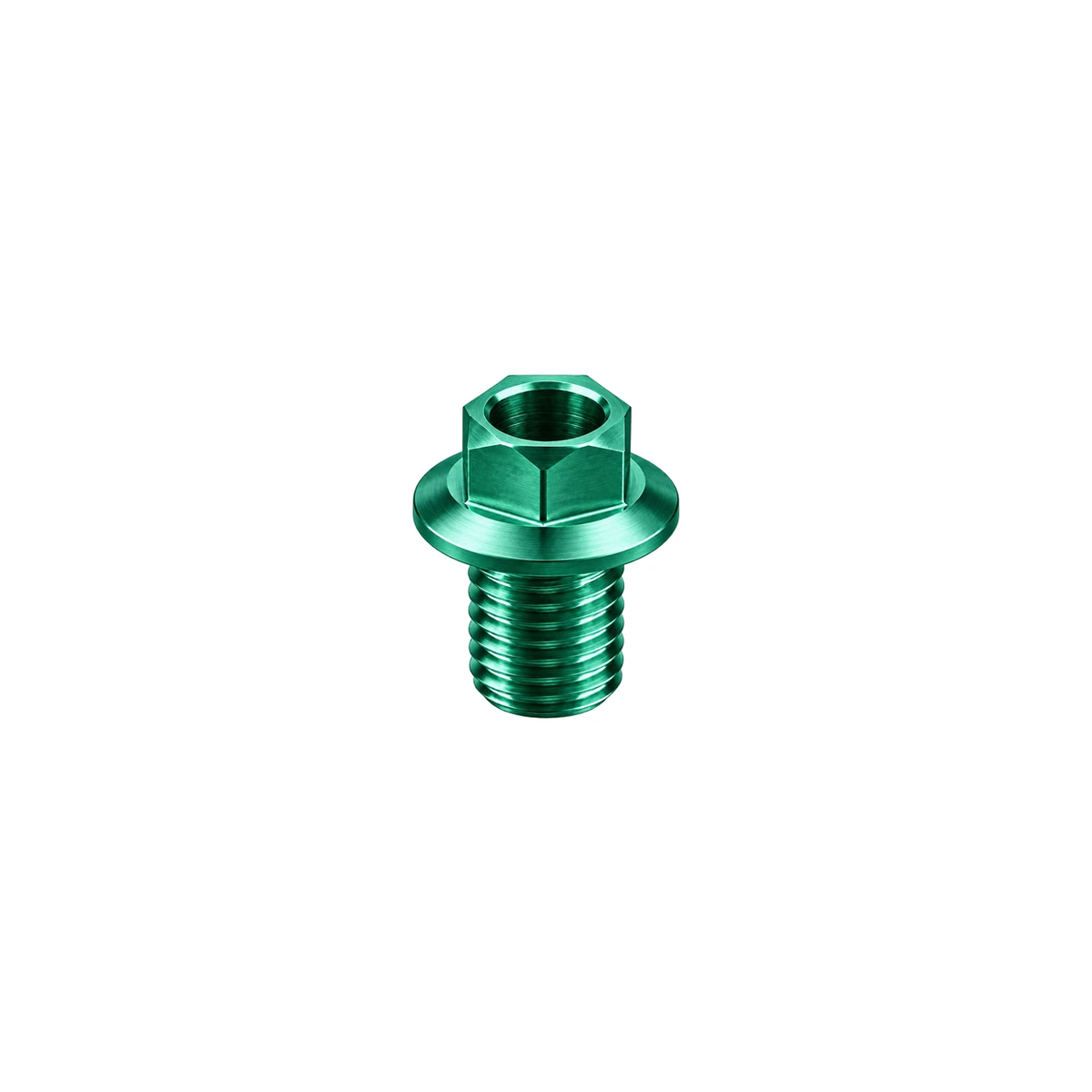 Titanium Brake Hose Bolt M9 Coarse for Shimano Road — Green